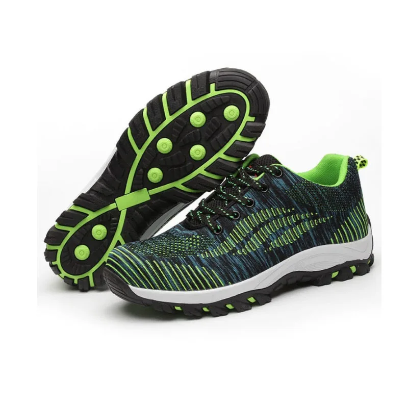 Plus 36-46 work boots men's safety shoes unisex air cushion work shoes men's boots high quality steel head safety boots men