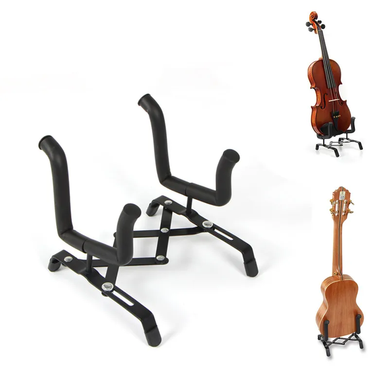 

Professional Portable Folding Violin Stand Musical Instrument Fiddle Floor Holder Rack Violins Guitar Accessories