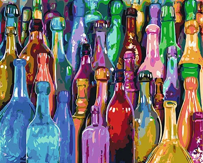 

DRAWJOY Pictures Wine DIY Painting By Numbers Canvas Oil Painting Painting And Calligraphy Home Decor For Living Room Wall Art