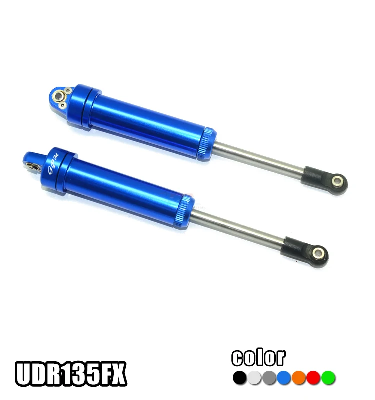 

1Pair UDR Truck Front Shock Absorber UDR135FX Aluminum Shock Proof Front Damper for Rock Crawler RC Cars Upgrade