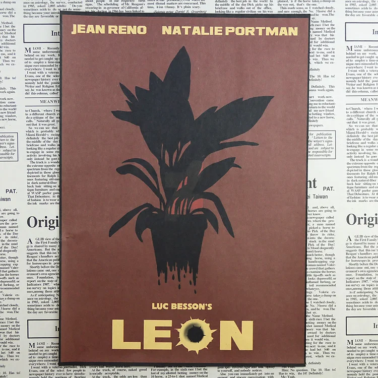 Leon Профессиональный плакат классический старый фильм Винтаж постер ретро ностальгия крафт бумага наклейки на стену домашний декор 30*21 см
