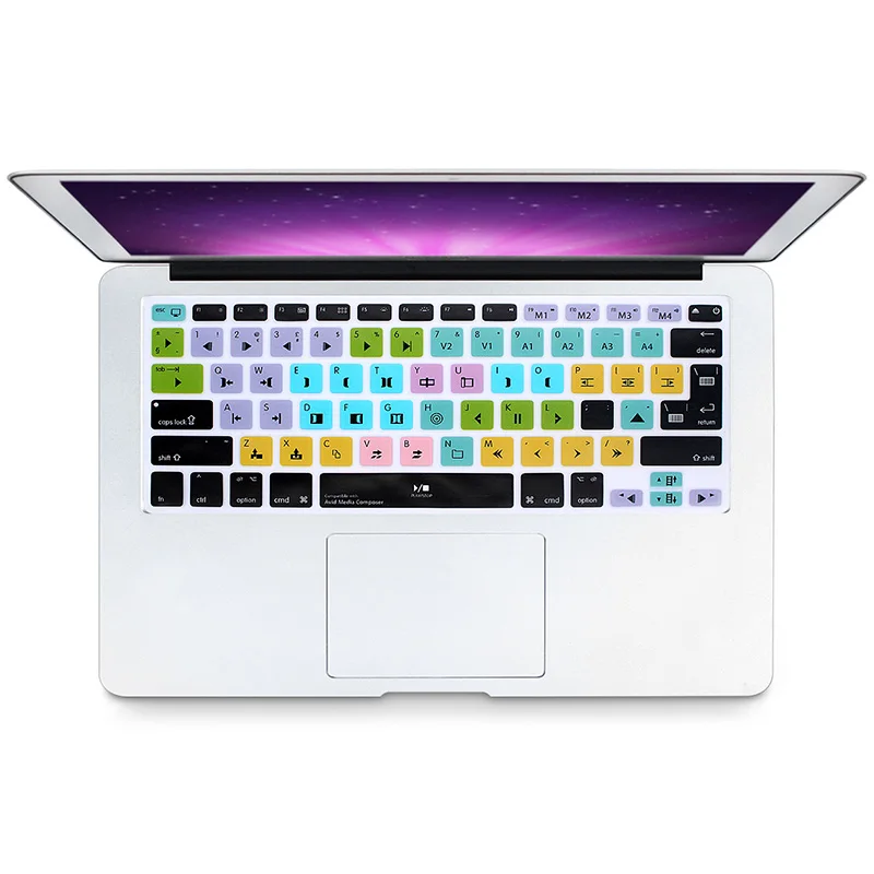 Защитная накладка Avid для клавиатуры силиконовый чехол Macbook Air Pro 13 15 17 дюймов с