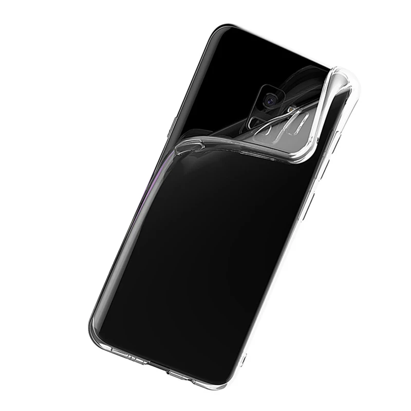 Чехол для samsung Galaxy S9 S9Plus силиконовый чехол плюс J530 J5 из ТПУ Прозрачный Прозрачная