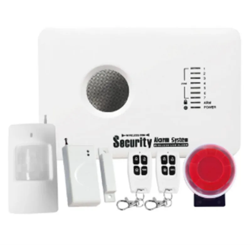 

70 wireless defense zones CID GSM Alarm System