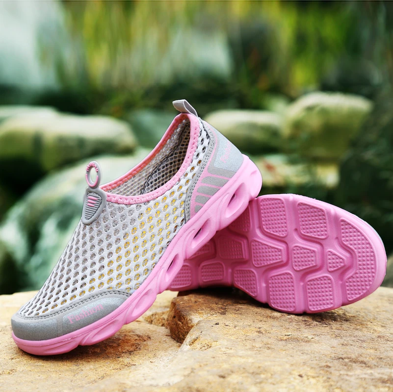 

New Women Mesh Breathable Shoes Summer Women Loafers Casual Flats Female Footwear Fashion Lady Shoes Light