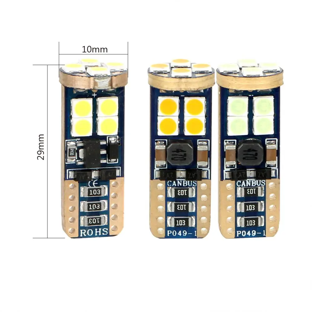 FORAUTO T10 194 W5W 3030 12 светодиодов SMD Автомобильный светодиодный Клин для лампочек