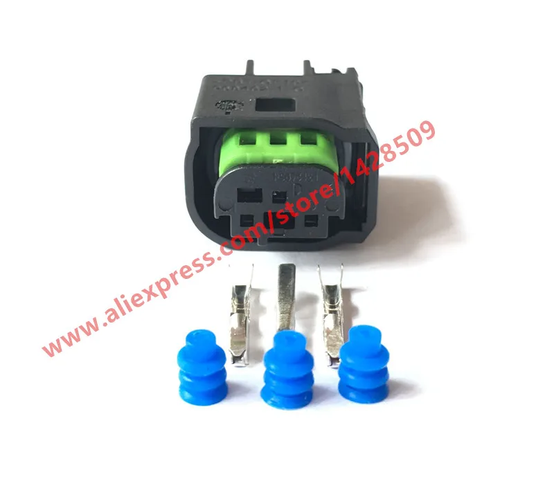 

5 Sets 3 Pin Connector Female Male Waterproof Wire Harness Connector For Benz BMW 1-967642-1
