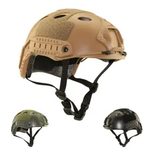 Быстрый Шлем PJ велосипедные защитные шлемы овальные отверстия w/NVG кожух+ Боковая направляющая для CS верховой езды горный Альпинизм мотоцикл защитный