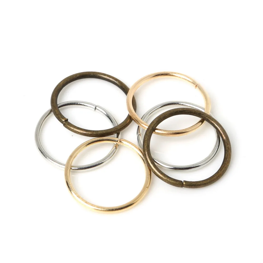 

15Pcs Silver Gold Bronze Tone Jump Rings 20mm x 1.5mm Findings For Jewelry Making Accessories Over $150 Free Express