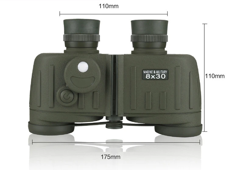 Профессиональный 8X30High times Военный бинокль мощный HD Водонепроницаемый бинокулярный телескоп Lll ночного видения для охоты кемпинга