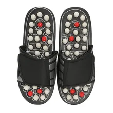 Новинка 1 пара сандалии для рефлексотерапии массажные тапочки для ног Акупрессура Акупунктура обувь