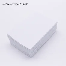 Tecido de feltro branco de 40 pçs/lote 10*15cm, tecido não tecido poliéster para costura faça você mesmo feito à mão, espessura de 1 mm folhas de feltro