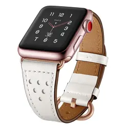 Кожаный ремешок для часов apple watch band 40 мм и для apple watch 4 ремешка 44 мм браслет для iwatch 3 2 1 42/38 мм аксессуары для часов