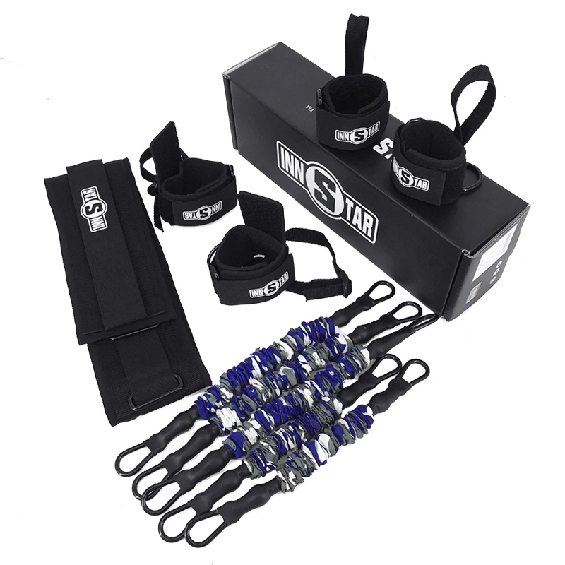 

Whole Body Resistance Bands Set Boxing MMA Muay Thai Basketball Bouncing Force Leg Training Explosive Force Pulling Rope