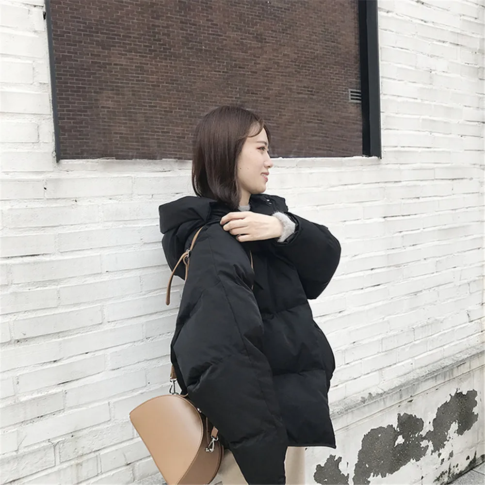 Winter Warm Teenage Girls' Thicken Coat 2018 Cotton Padded Women Hooded Coats Casual Parkas Thick Jacket Coat Hoodies Z8879 (8)