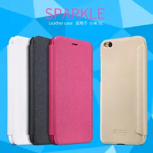 Xiaomi mi5c крышка NILLKIN Искра супер тонкий откидная крышка PU кожаный чехол для xiaomi xiaomi mi mi5c 5c с розничной пакет