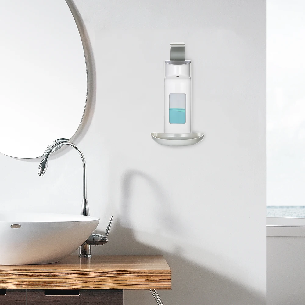 

500ml Liquid Soap Dispenser Holder Manual Shampoo Box Press type Wall-mounted Soap Dispenser Washroom Shampoo Shower Gel Machine