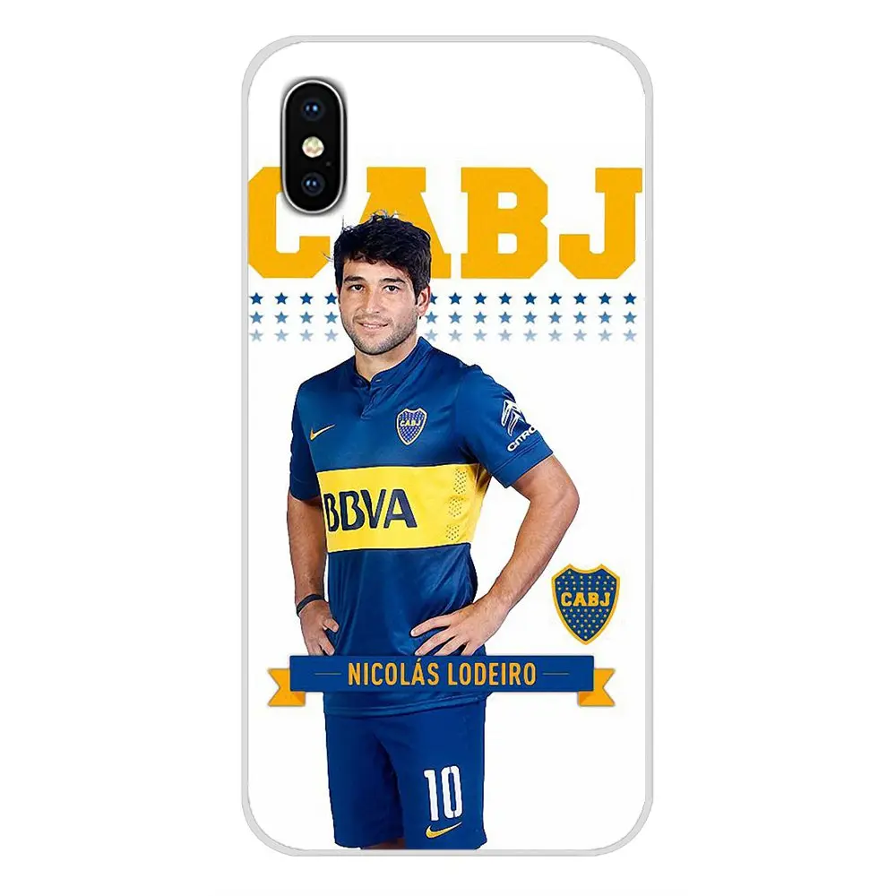 Boca Juniors для Apple IPhone X XR XS MAX 4 4s 5 5S 5C SE 6 6 S 7 8 Plus ipod touch 5 6 Аксессуары чехлы для телефонов - Цвет: images 8