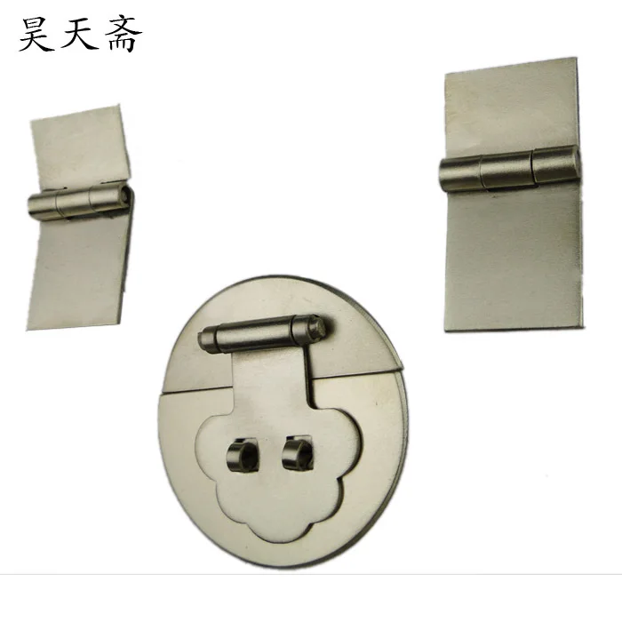 [Haotian vegetarian] bronze Chinese antique jewelry box accessories hasp box buckle copper-suite HTN-078