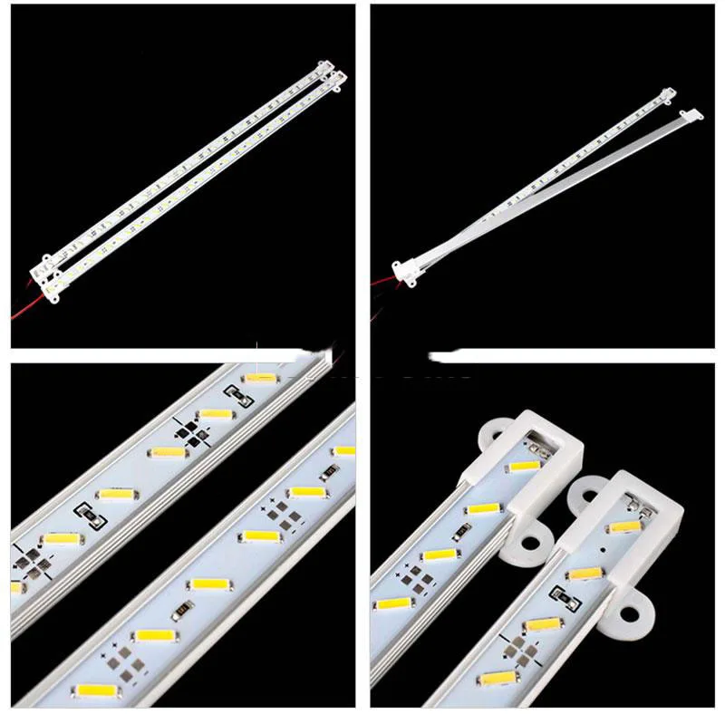 CoinBill Multicolor! 50CM 7020 SMD 36 LED Aluminum Alloy Shell Strip Hard Cabinet Bar Light Lowest price | Лампы и освещение