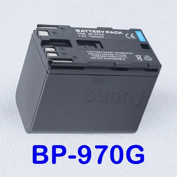 Аккумулятор BP-970G для видеокамер Canon GL1 GL2 XH A1 A1S G1 G1S XF300 XF305 XL H1 H1A H1S XL1 XL1S XL2 |