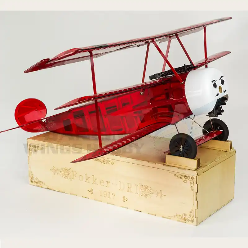 fokker triplane rc model