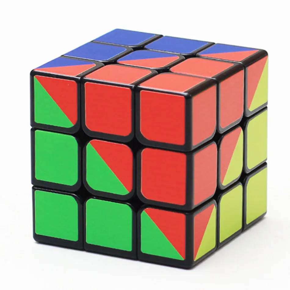 Z cube 3x3 кубик рубика Rainbow 3x3x3 волшебный куб 3 слоя скоростной куб профессиональные головоломки игрушки для детей подарок для детей