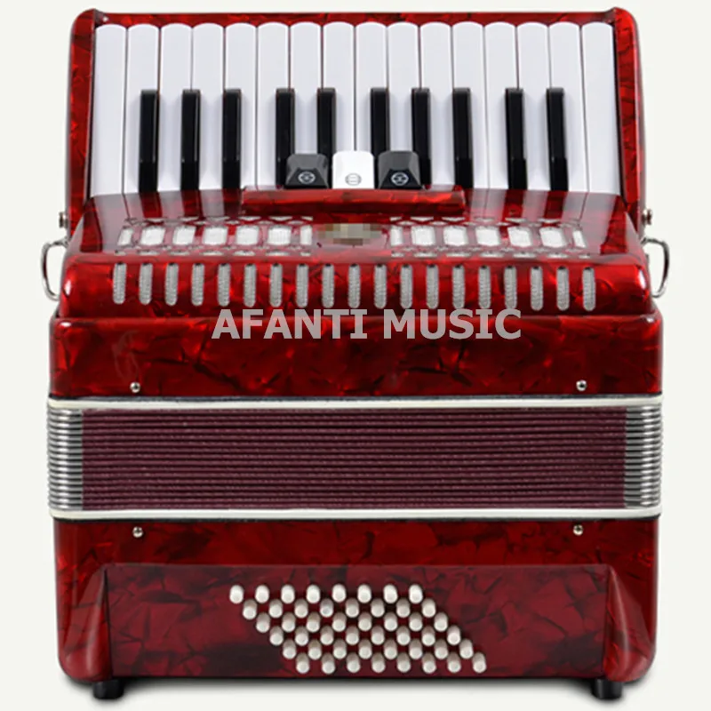 Afanti Music 26 K/48 басовый аккордеон - Цвет: Бургундия