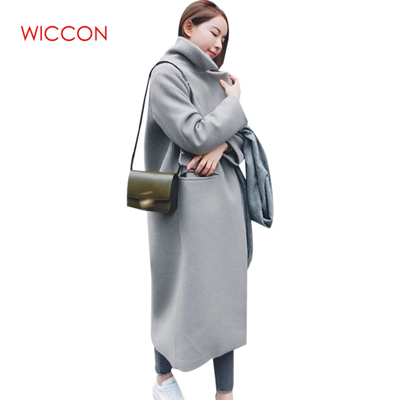 Winter woman coat female 2018 long thick jacket double-faced woolen windbreaker women's thin overcoat cashmere coat women