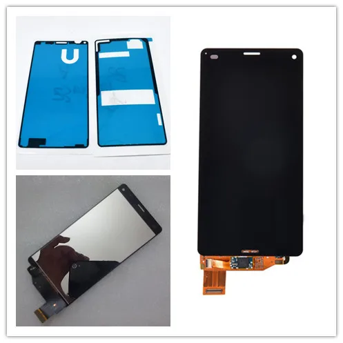 Ceny JIEYER 4.6 inch dla Sony Xperia Z3 Mini Compact D5803 D5833 wyświetlacz LCD z ekranem dotykowym Digitizer komplet + klej
