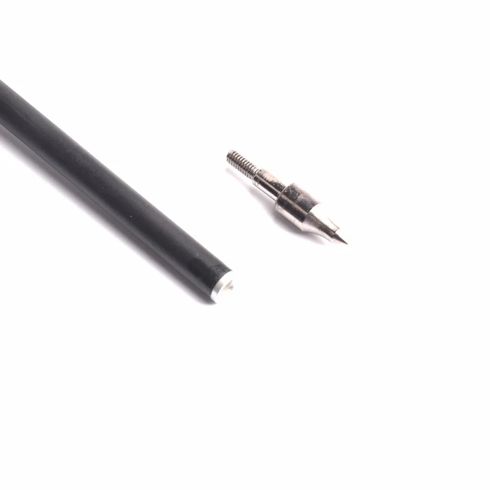 Billige RU CN 17 20 Zoll Armbrust Carbon Pfeile OD 8,8mm mit Austauschbare Punkt Tipps Ziel Bogenschießen Jagd Pfeile 6  12 24 stücke