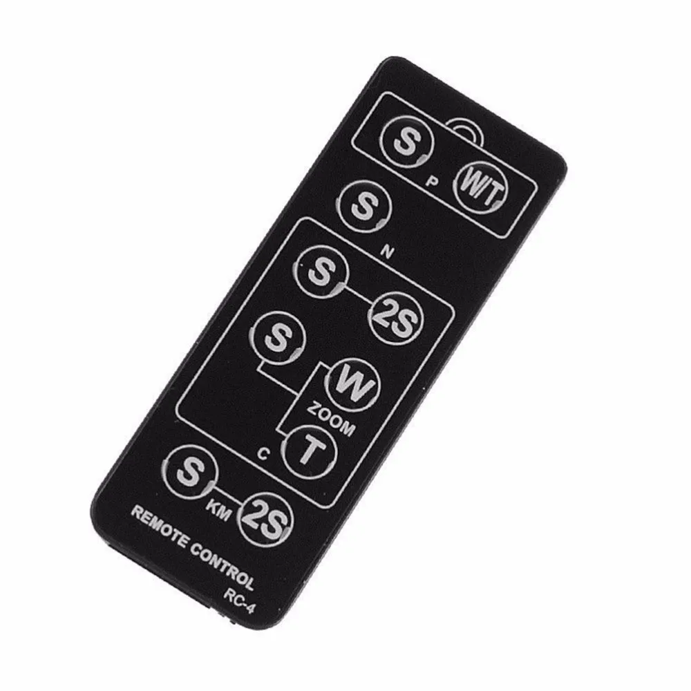 

1PC RC-4 IR Wireless Remote Control for Nikon Canon Pentax Konica DSLR Digital Camera Infrared Wireless Shutter Release +Battery