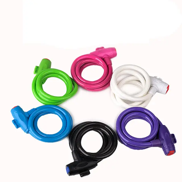 purple bike lock