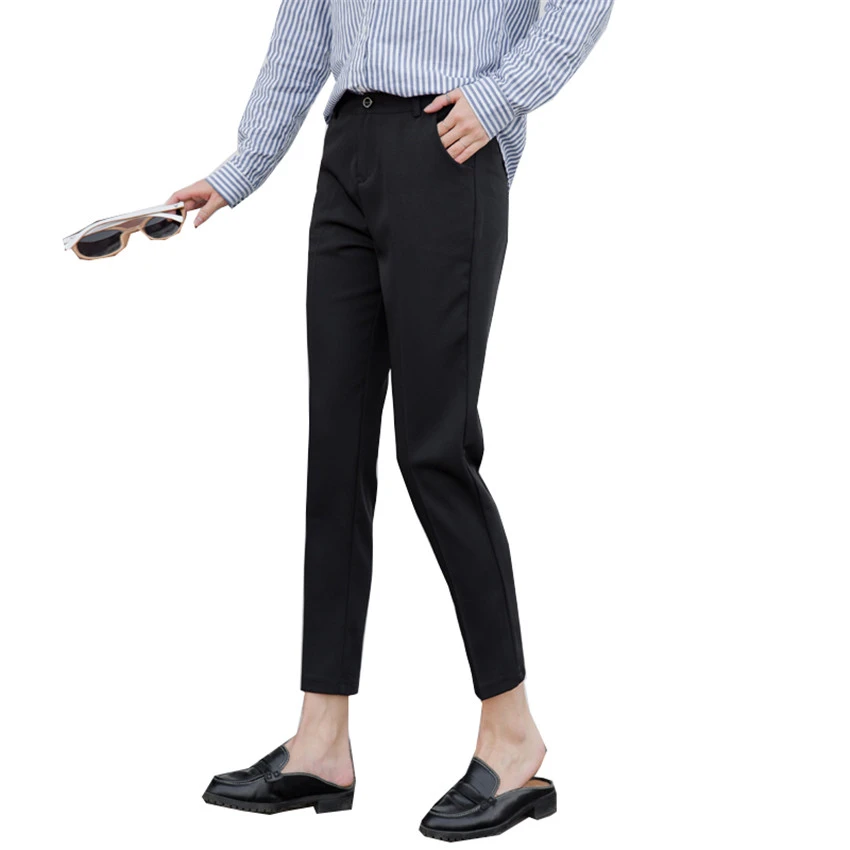 difference between cigarette pants and straight pants