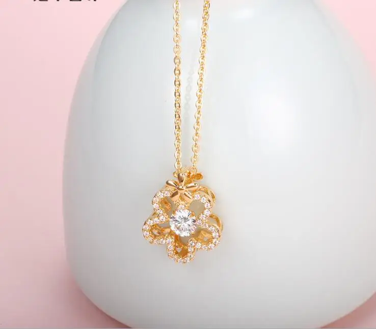 

2018 Titanium steel Fashion new arrive gold color necklace for woman jewelry to choose GR23