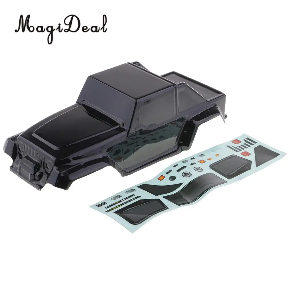 MagiDeal 1/10 Durable Plastic Body Shell 250mm Wheelbase for Axial SCX10 D90 RC Truck Jeep Models