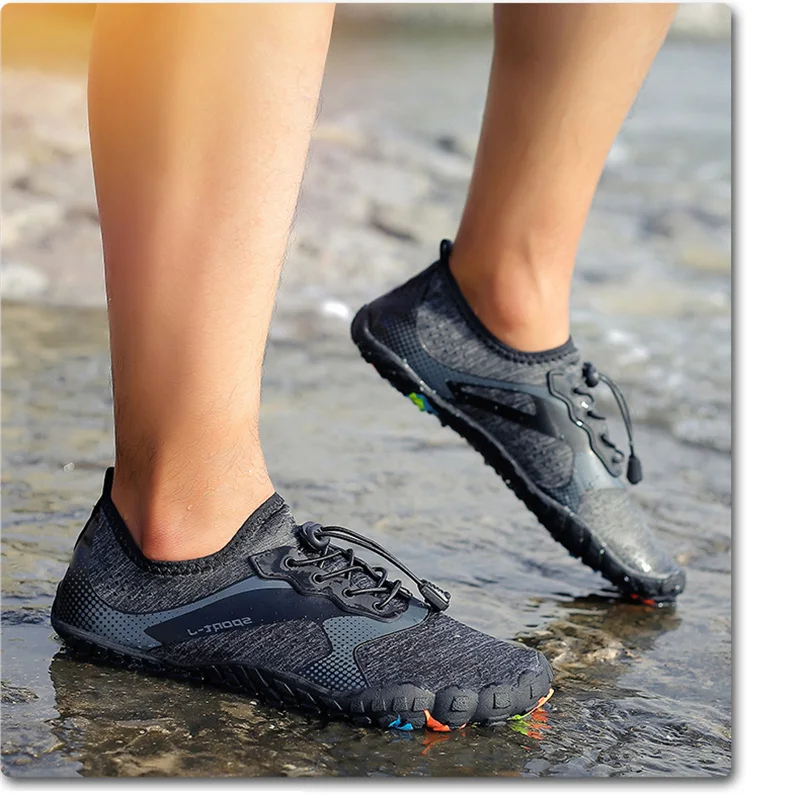 Обувь для воды пляжные сандалии восходящий быстросохнущие река море шлёпанцы женщин спортивная обувь для мужчин дайвинг носки для купания
