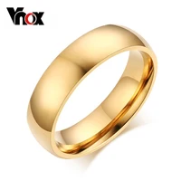 Vnox Продвижение Классический Обручальное кольцо для Для мужчин/Для женщин золото-Цвет/синий/серебристый Цвет Нержавеющая сталь из металла