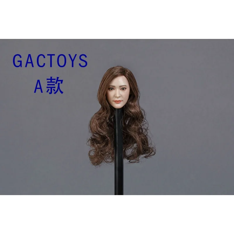 Пользовательская голова Лепка 1/6 Phicen TBLeague Kumik GAC женские азиатские черные волосы