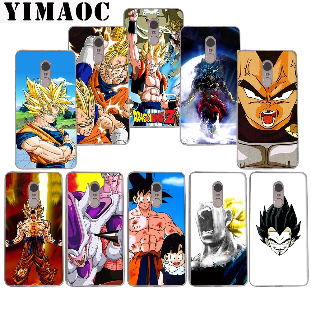 

YIMAOC Super Saiyan Dragon Ball Soft Case for Xiaomi Mi a1 a2 f1 6 8 lite se mix 2s Redmi 5 6 6a S2 Plus 5A Note 5 6 Pro 4 X