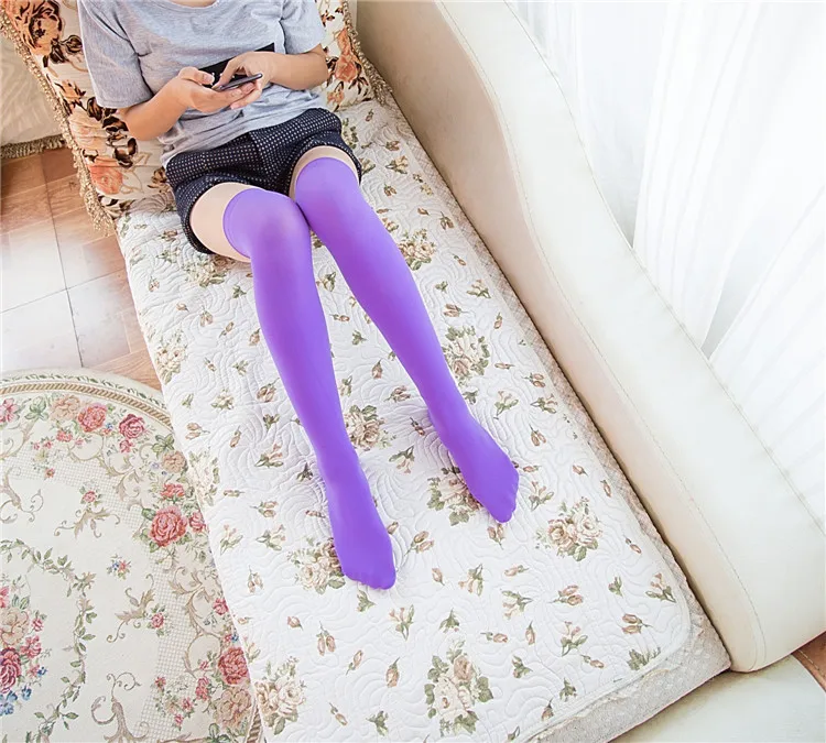 Японская мода выше колена носки чулки толстого размера плюс чулки "Medias" длинные носки для женщин
