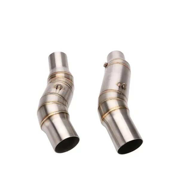 

Motorcycle Modified Exhaust Middle Pipe Muffler 51MM Case For Kawasaki Z1000 2010-2014