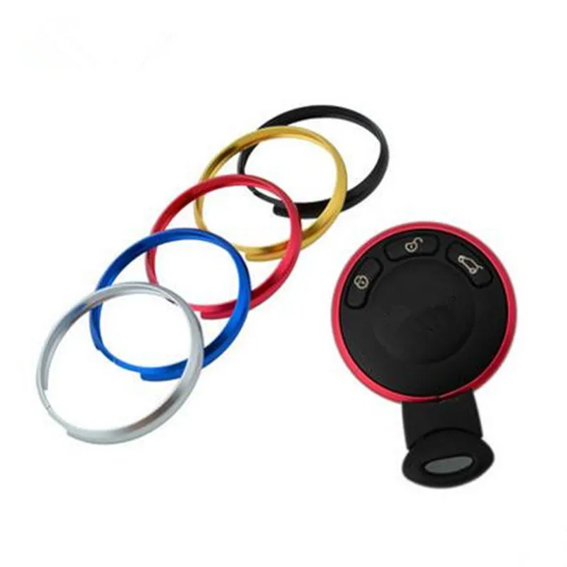 Car styling Alloy Key Rings Key Trim Key Chain case For Mini Cooper one