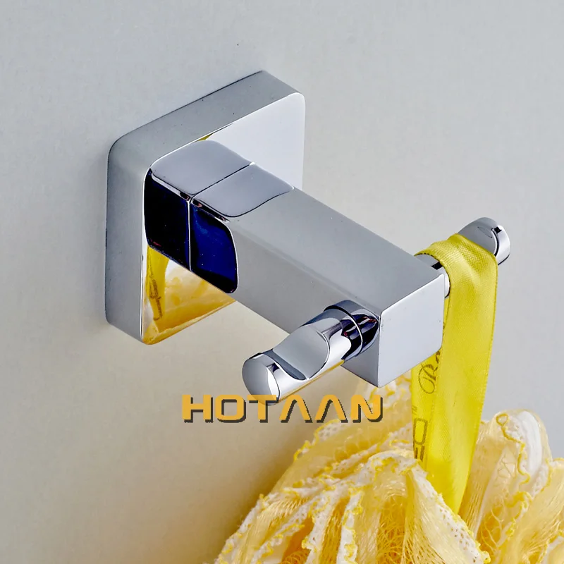 304# Stainless Steel Bathroom Accessories Set Robe hook Paper Holder Towel Bar Soap basket YT-10700B