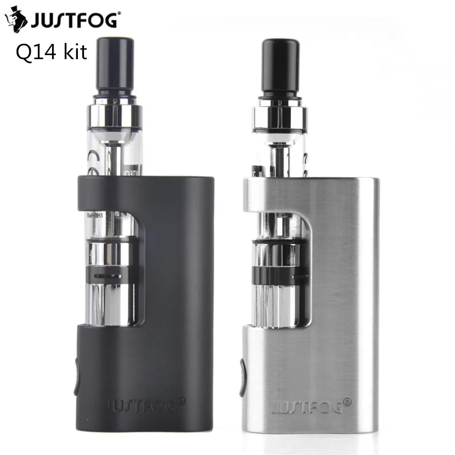 

Original Justfog Q14 Compact Kit 900mah Justfog Q14 Tank Anti-leakage Starshield System Clearomizer Atomizer E Cigarette Kit