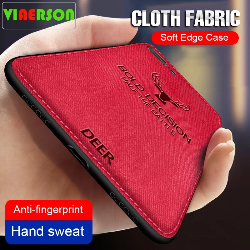 Luxury Retro Fabric Shockproof Phone Case For iphone 6 6s 7 8 PLus X Soft Silicone Cover 10 Cloth Texture |