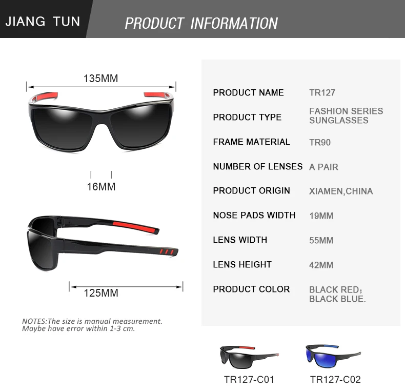 JIANGTUN бренд поляризационные солнцезащитные очки для женщин для мужчин модные мужские Защита от солнца очки путешествия