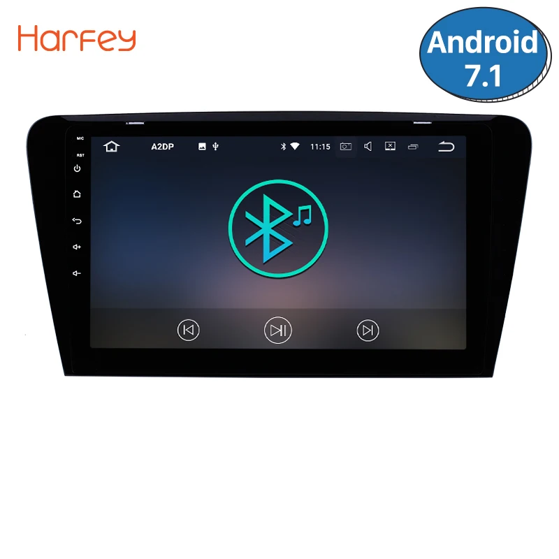 

Harfey 10.1 Inch Android 7.1/8.1 Quad-core Car GPS Multimedia Navi Stereo Player For 2015 2016 2017 SKODA Octavia (UV) With Wifi