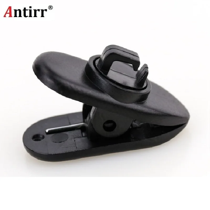 

Microphone Wired Clip Cable Cord Clip Clamp Collar Lapel Shirt Holder For Headphone Earphone free shipping