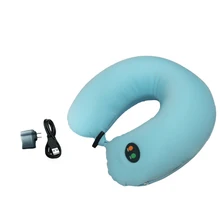 Neck Massage U Shape Pillow Electric Vibrating Travel Nap Memory Massager Relax Smart Chip Mode Electronic Head Health